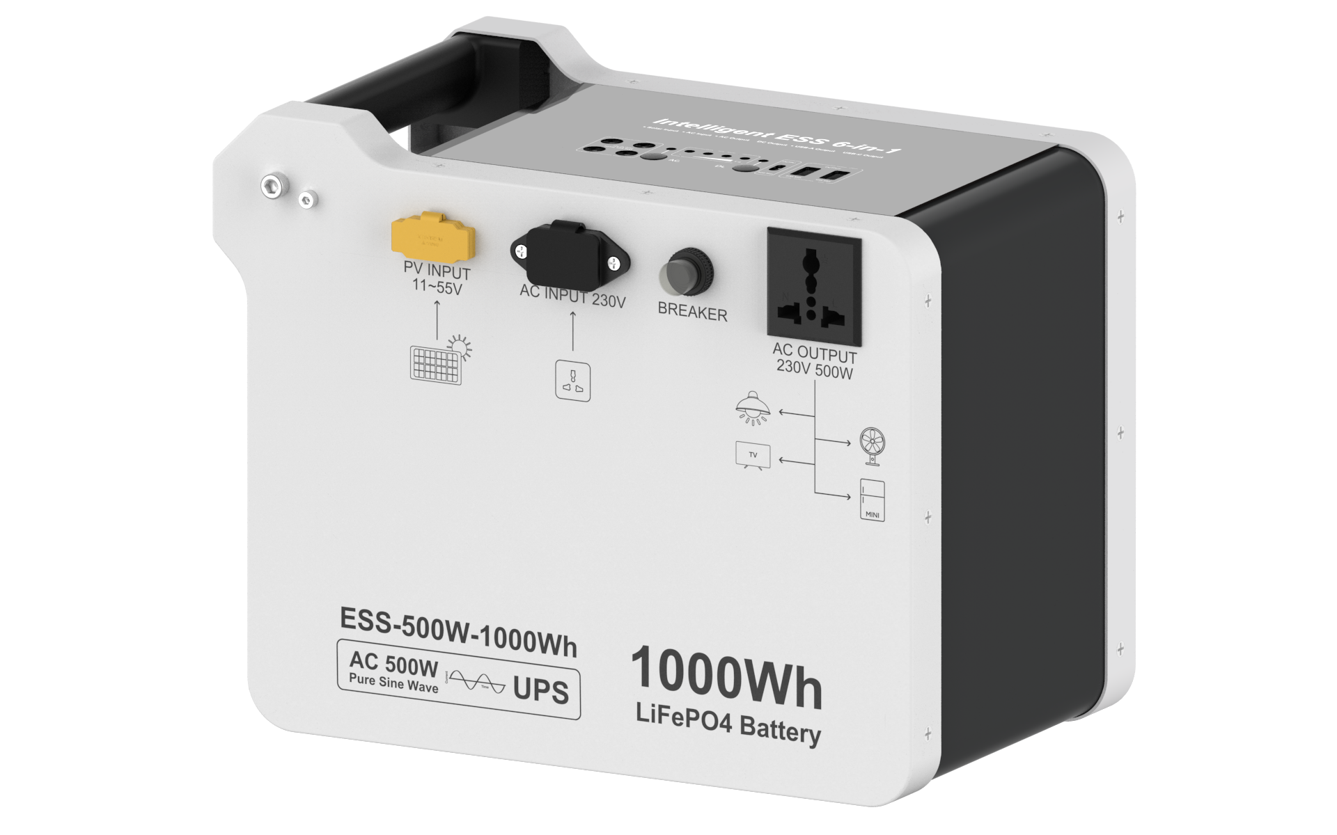 ESS-500W-1000Wh